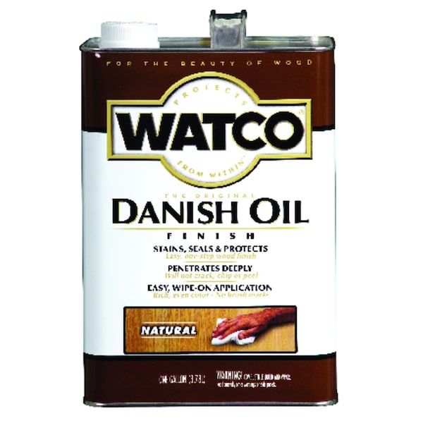 Watco Transparent Natural Oil-Based Danish Oil 1 gal 65731 - main